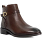 Dune Pemma Leather Women's Brown Boots