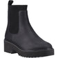 TOMS Millie Leather Women's Black Heeled Ankle Boots