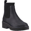 TOMS Millie Leather Women's Black Heeled Ankle Boots