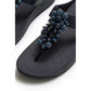 Fitflop Fino Toe-Post Polyurethane Women's Midnight Navy Sandals