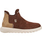 HEYDUDE Women's Branson Suede Novelty Ankle Boots in Brown/Snake