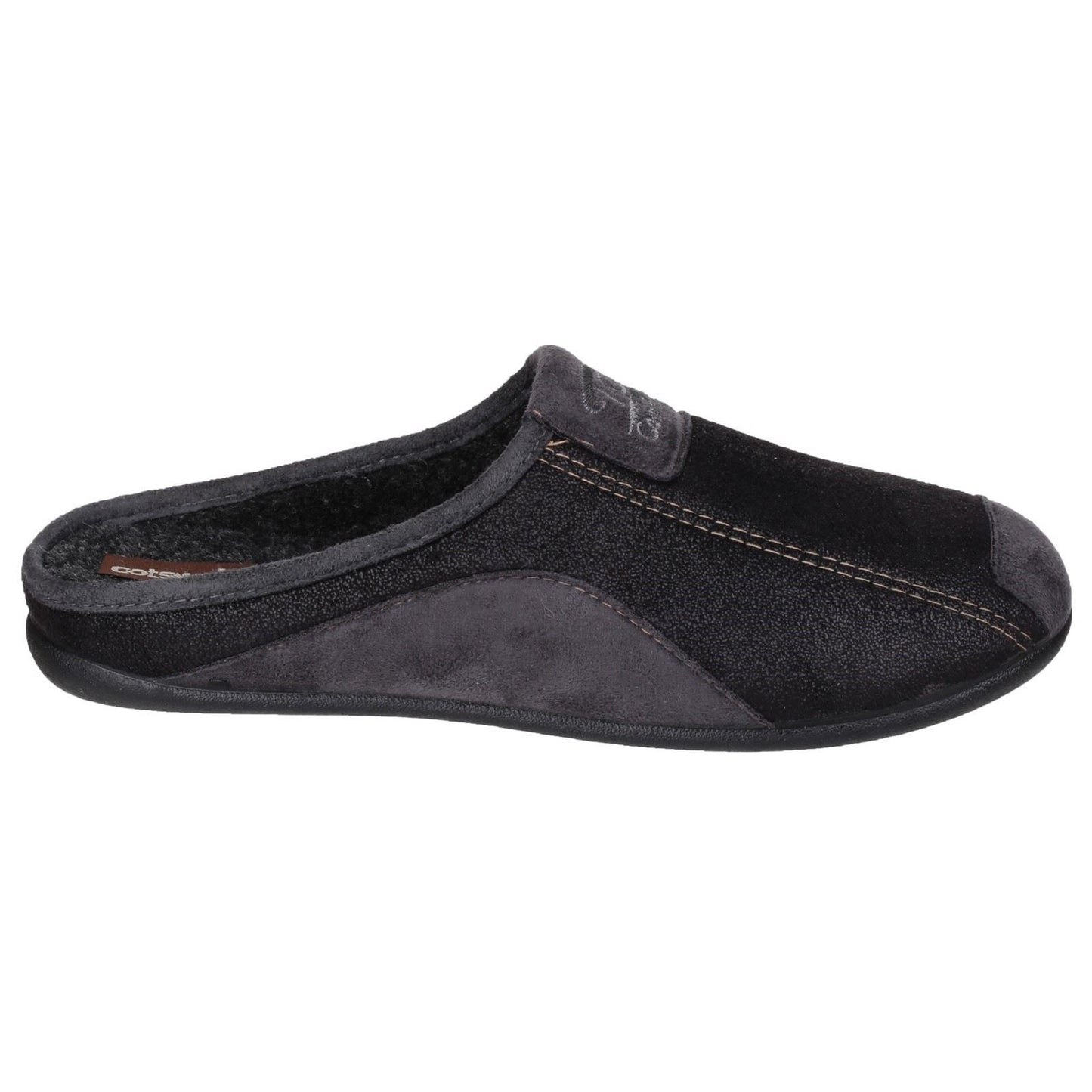 Cotswold Men's Westwell Slipper in Black