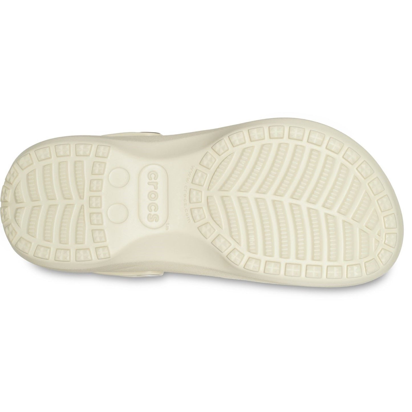 Crocs Women's Classic Platform Lined Clog in Bone