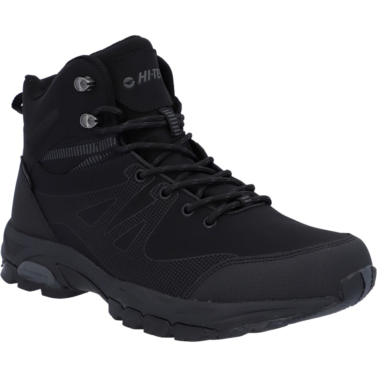 Hi-Tec Jackdaw Mid WP Polyester Men's Black/Carbon Grey Hiking Boots