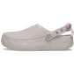 Crocs Crafted Lace Textile Blend Women's Cocoa Cream Clogs