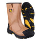 Amblers Safety Men's FS143 Waterproof pull on Safety Rigger Boot in Tan