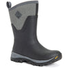 Muck Boots Women's Arctic Ice Mid Wellingtons in Black/Grey Geometric