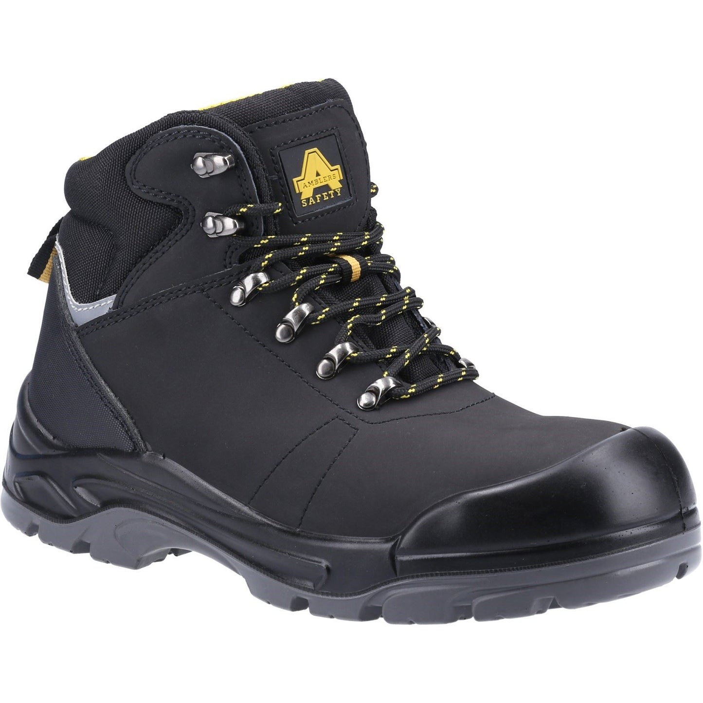 Amblers Safety Unisex AS252 Lightweight Water Resistant Leather Safety Boot in Black
