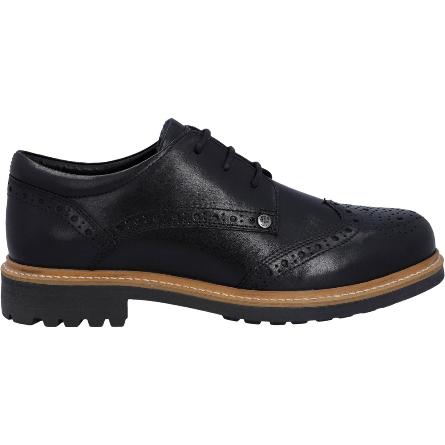 Hunter Men's Cawdor Brogue Gibson in Black