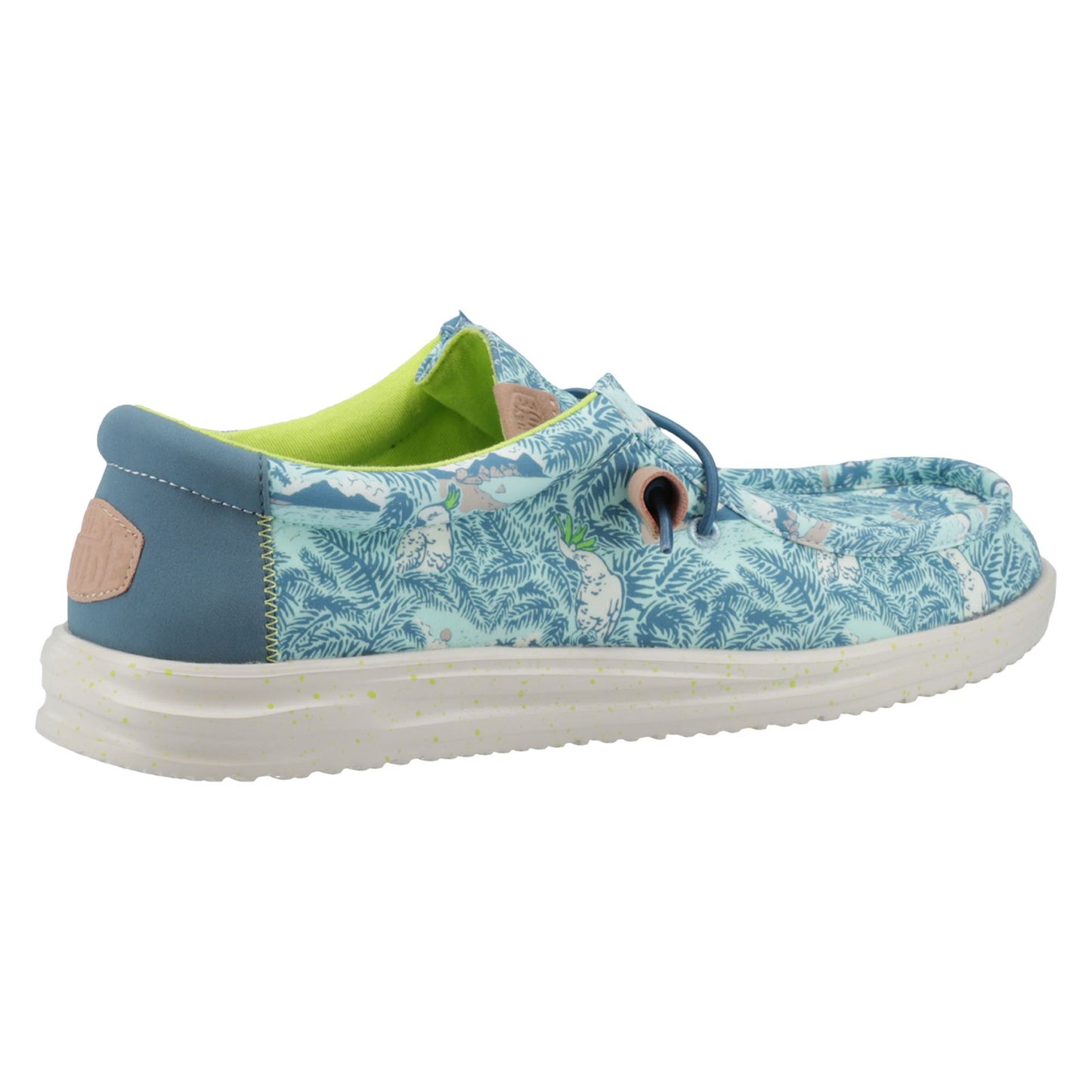 HEYDUDE Men's Wally H2O Tropical Shoe in Blue Tropical