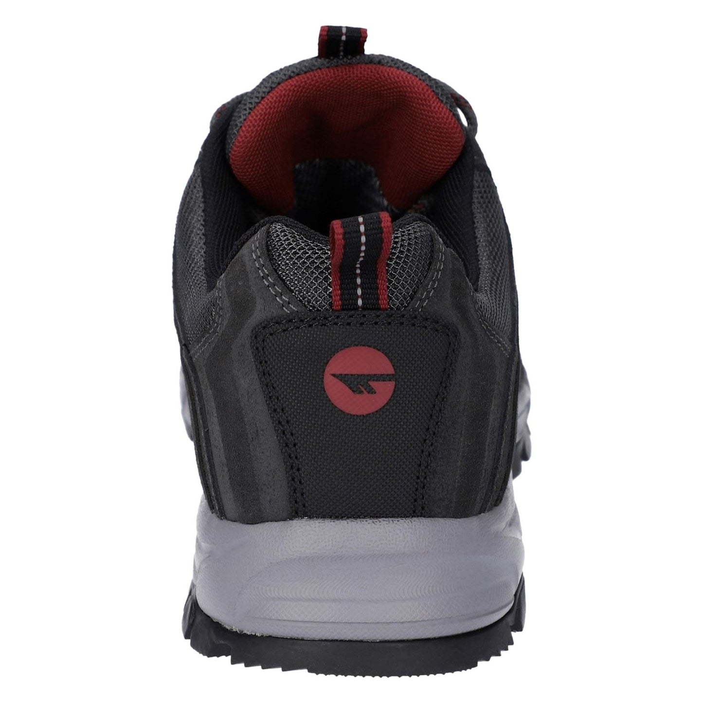 Hi-Tec Auckland Lite Leather Men's Graphite Grey/Dark Red Hiking Boots