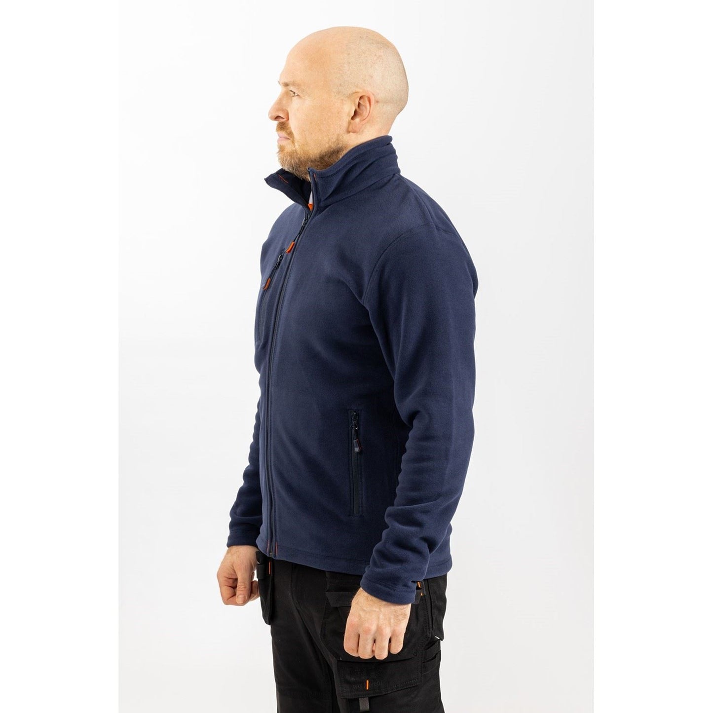 Helly Hansen Workwear Men's Oxford Fleece Jacket in Navy