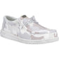 HEYDUDE Men's Wally Washed Camo Shoe in Greyscale Desert Camo