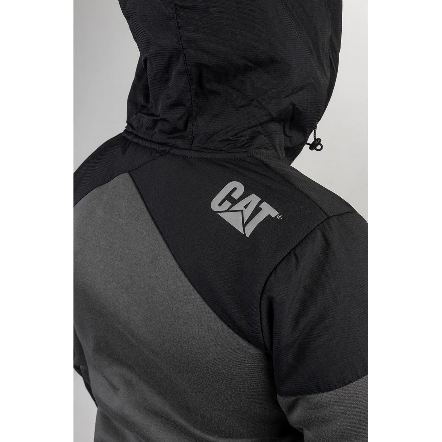 Caterpillar Men's Trade Sweatshirt in Dark Shadow-Black