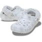 Crocs Classic Fleece Lined Polyester Blend Women's Snow White Clogs