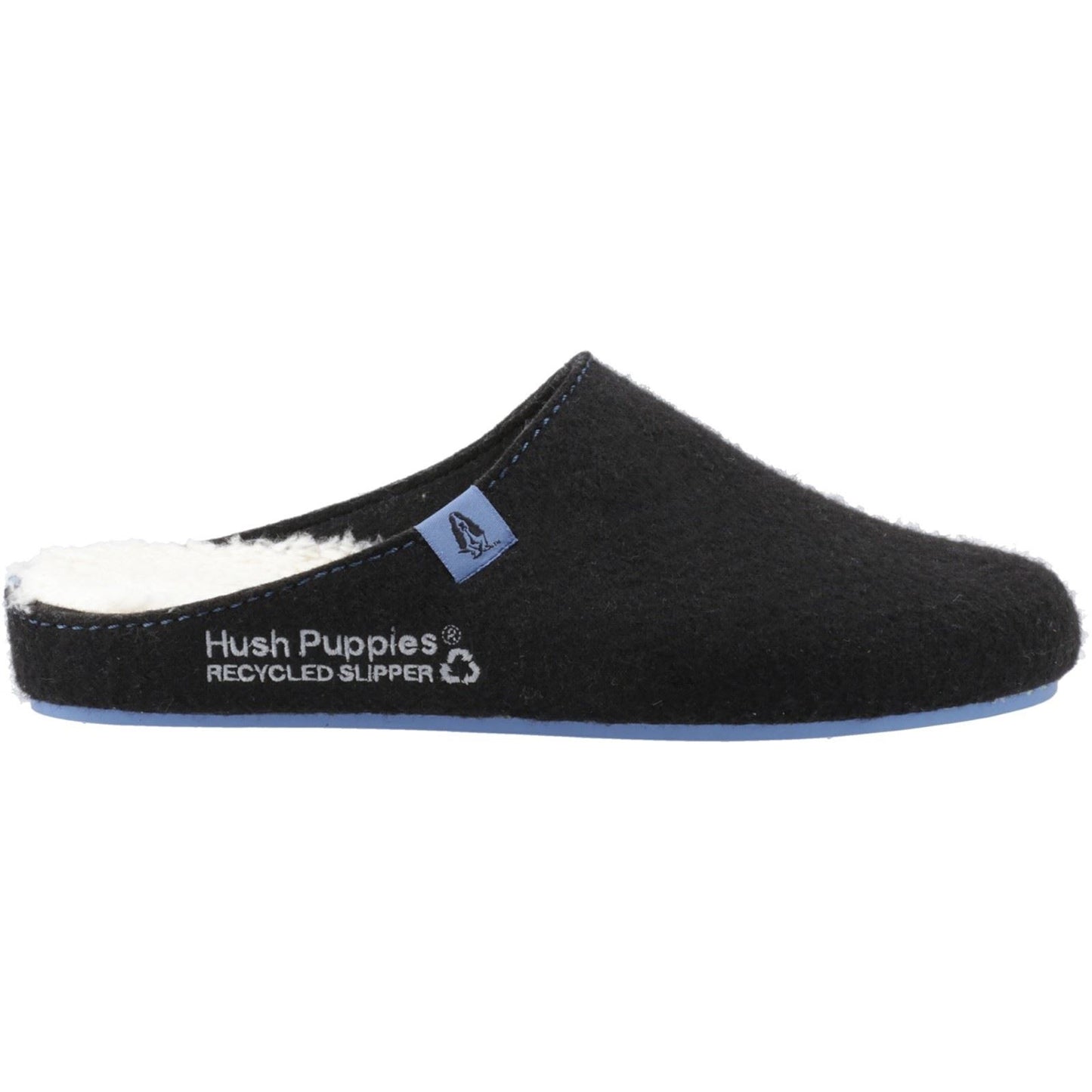 Hush Puppies The Good Slipper 90% Recycled RPET Polyester Men's Black/Blue Slippers