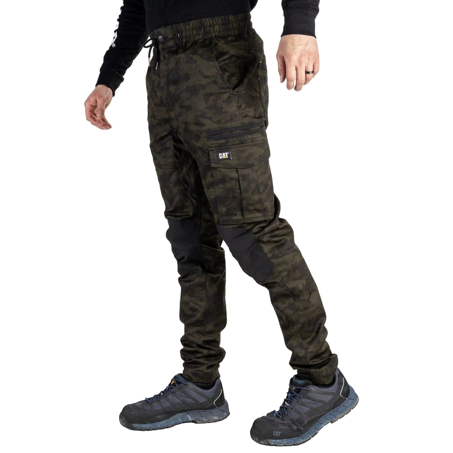 Caterpillar Men's Dynamic Trousers in Night Camo