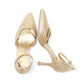 French Connection Nina Rhinstone Stilleto Women's Gold Heels