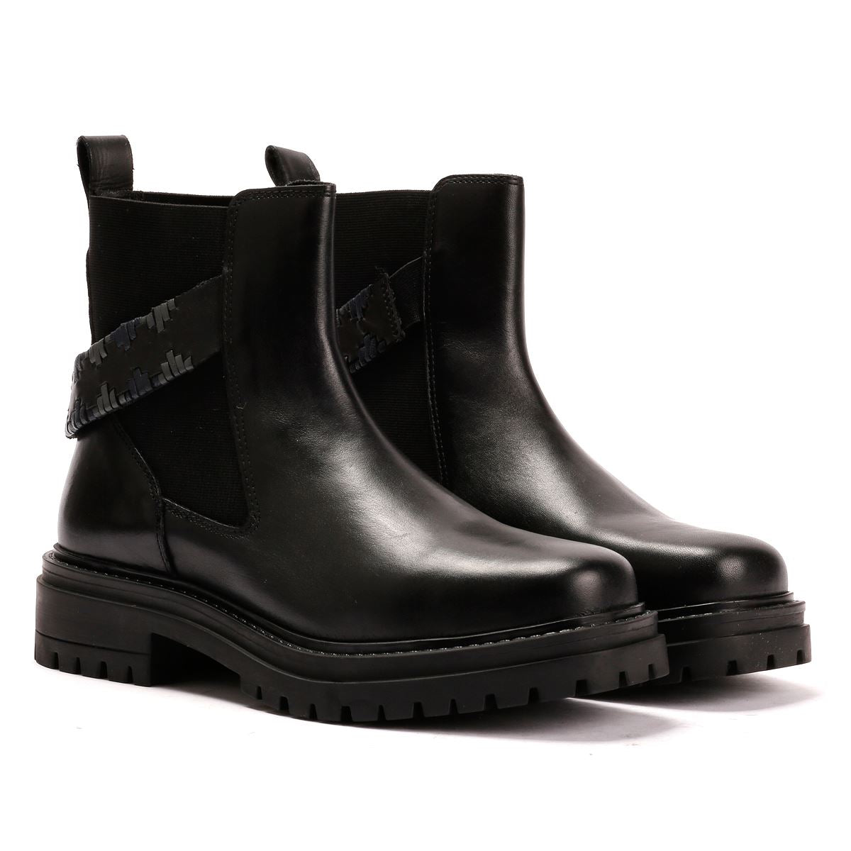 Osprey London The Guildford Chelsea Leather Women's Black Boots