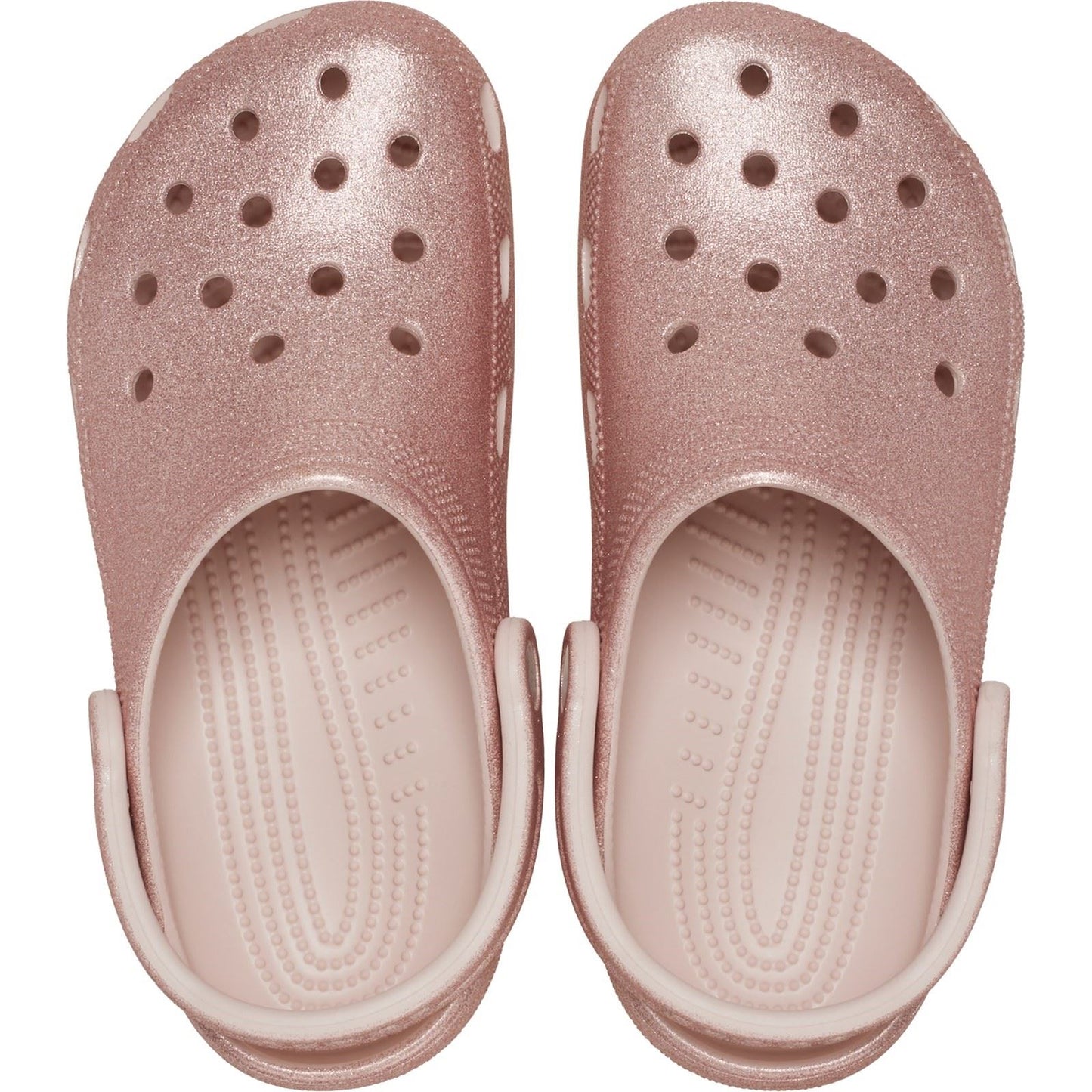 Crocs Unisex Classic Glitter Clog in Quartz