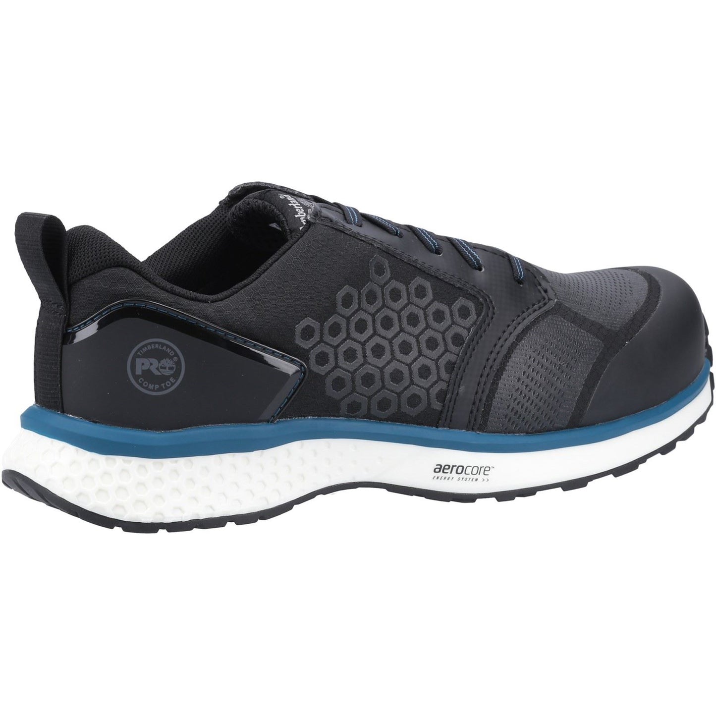 Timberland Pro Men's Reaxion Composite Safety Trainer in Black/Blue