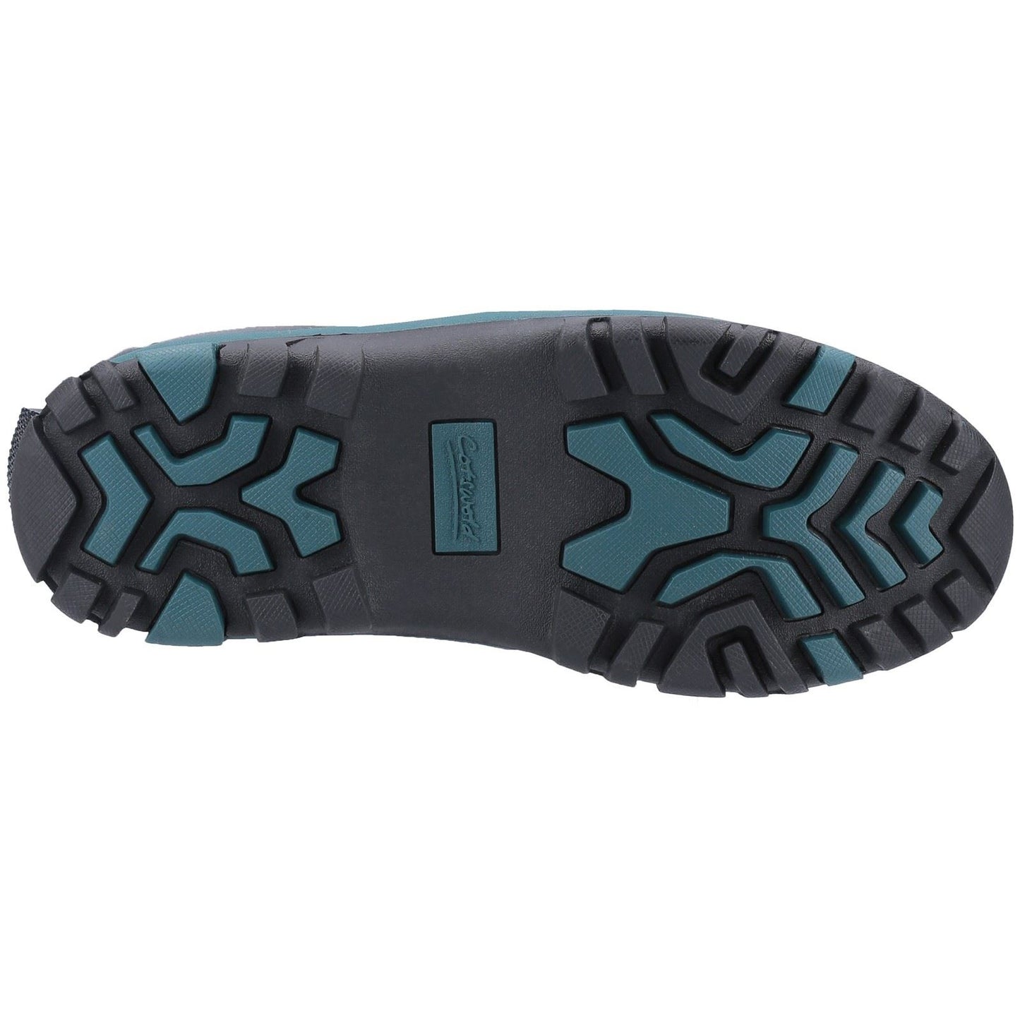 Cotswold Women's Realm Adjustable Wellington Boot in Navy/Teal