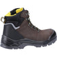 Amblers Safety Men's AS203 Laymore Water Resistant Leather Safety Boot in Brown