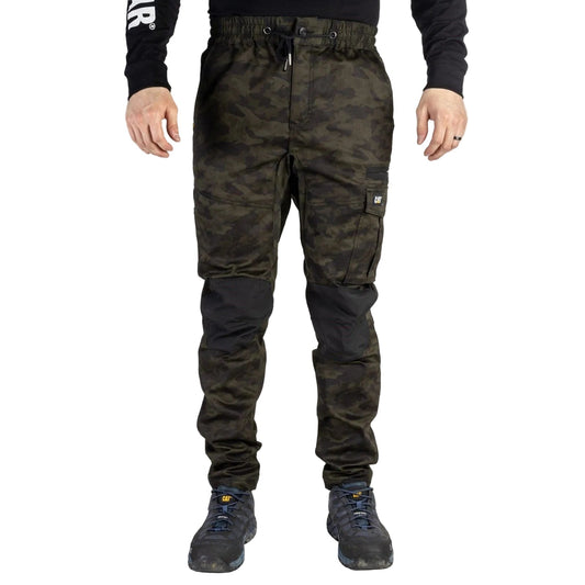 Caterpillar Dynamics Cotton Men's Green Outdoor Trousers