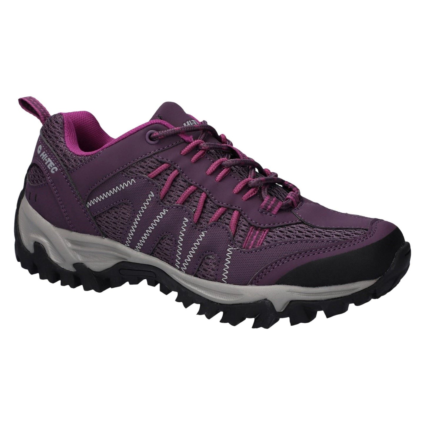 Hi-Tec Jaguar Polyester Women's Italian Plum/Festival Fuchsia Hiking Boots