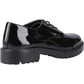 Hush Puppies Aubrey Leather Black Derby Shoes