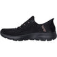 Skechers Summits Classy Night Textile Women's Black/Rose Gold Trainers