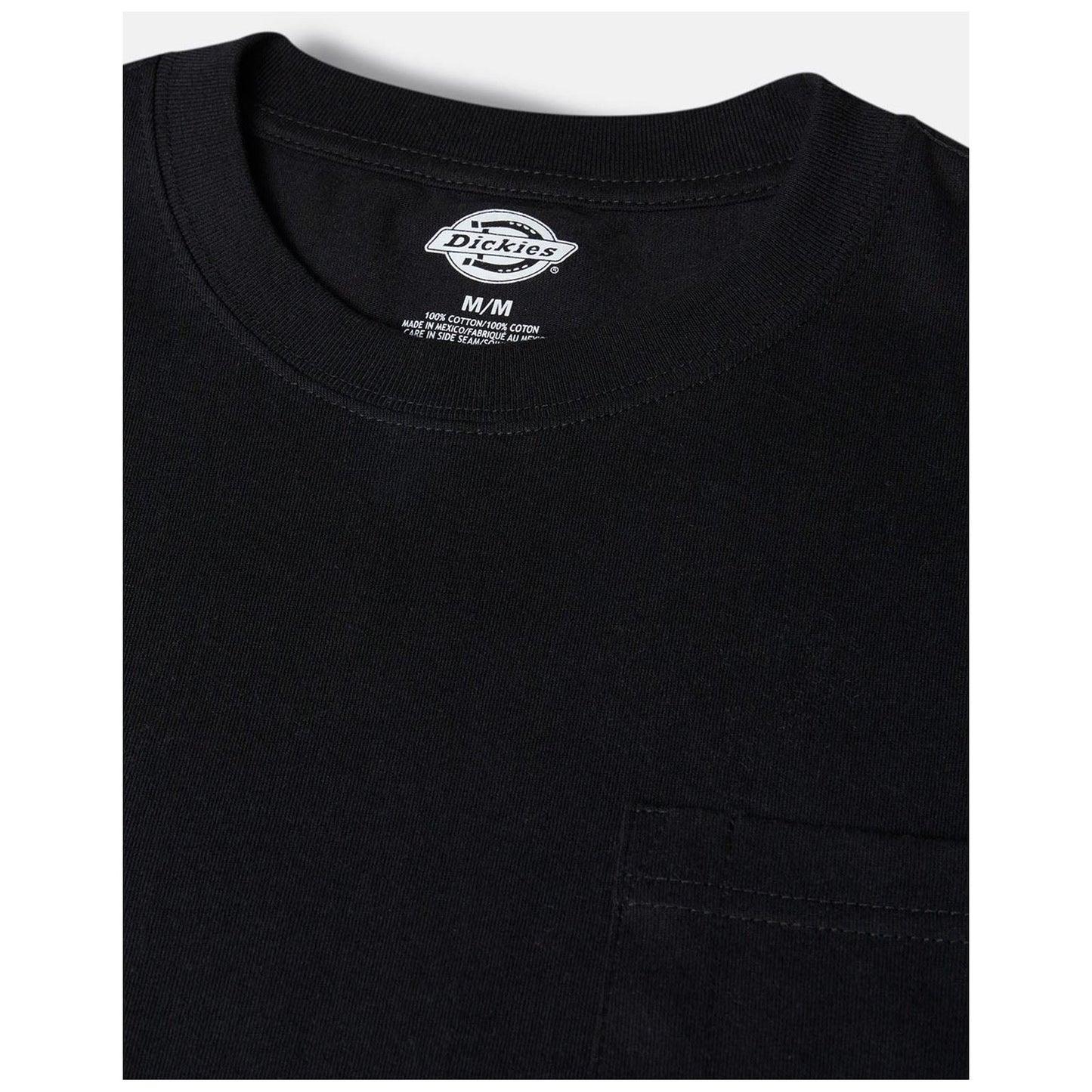 Dickies Men's Pocket Tee Long Sleeve in Black