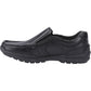 Hush Puppies Morgan Leather Youth Black Loafers