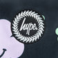 Hype Iconic Girl's Black Happy Flower Backpack