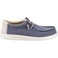 HEYDUDE Men's Wally Coastline Jute Shoe in Navy
