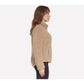 Skechers Skech-Sherpa Jacket Women's Taupe Fleece Jackets