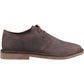 Hush Puppies Scout Leather Men's Waxy Brown Lace-Up Shoes