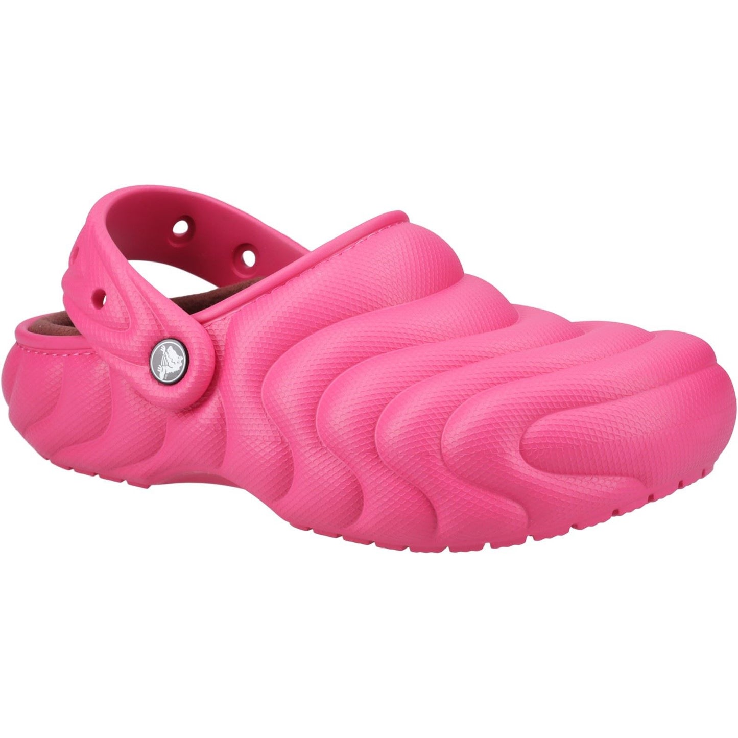 Crocs Women's Classic Lined Overpuff Clog in Dragon Fruit