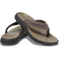 Crocs Yukon Vista II Polyurethane Men's Espresso Flip Flops