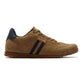 Lambretta Tackle Men's Taupe/Navy Trainers