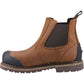 Amblers Safety Men's FS225 Goodyear Welted Waterproof Pull On Chelsea Safety Boot in Brown