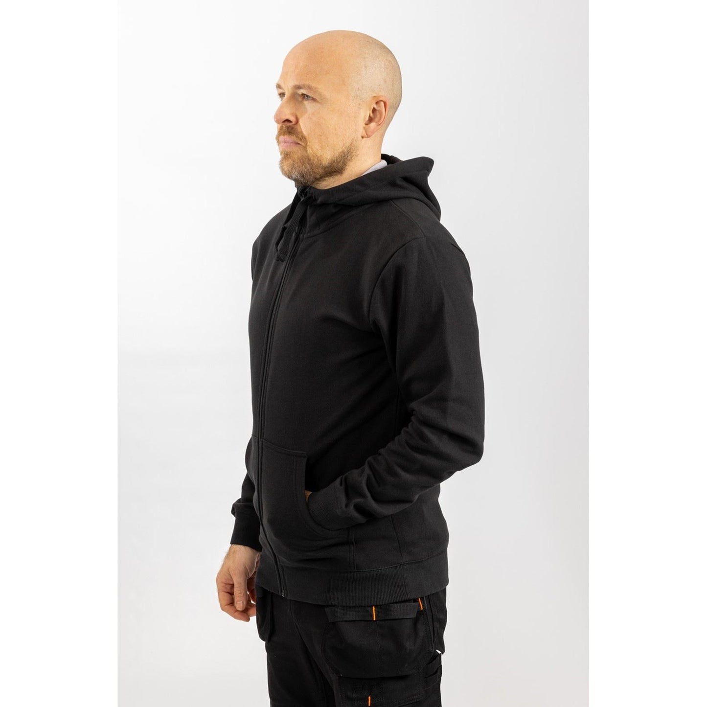 Helly Hansen Workwear Men's Manchester Zip Hoodie in Black