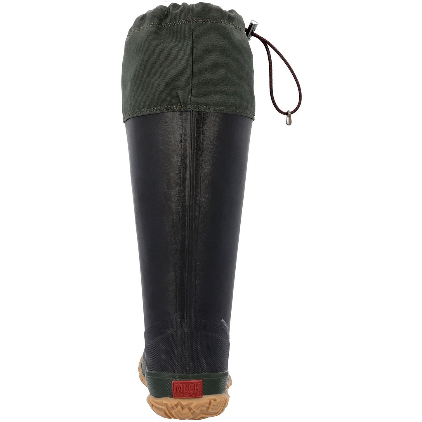 Muck Boots Unisex Forager Wellingtons in Black/Moss Green