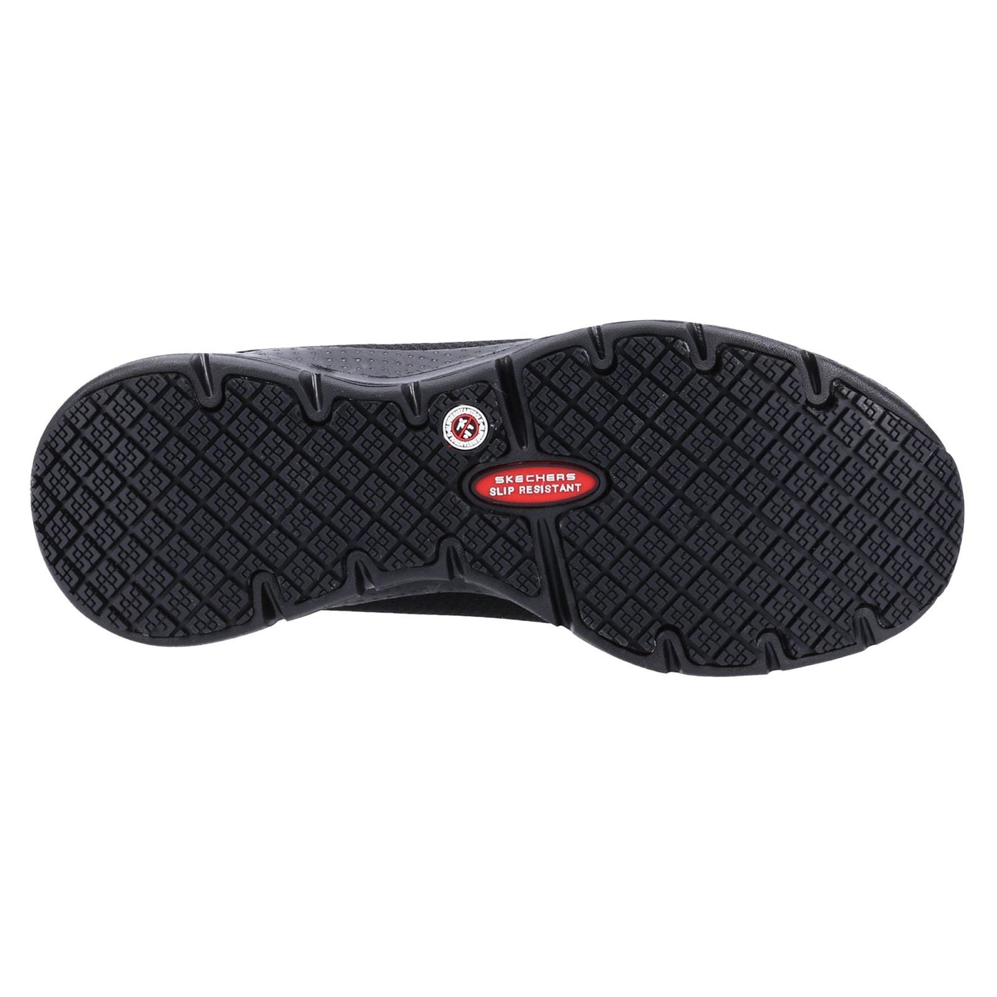 Skechers Workwear Arch Fit Sr Polyester Women's Black Safety Trainers