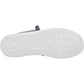 HEYDUDE Men's Wally Canvas Shoe in Light Grey