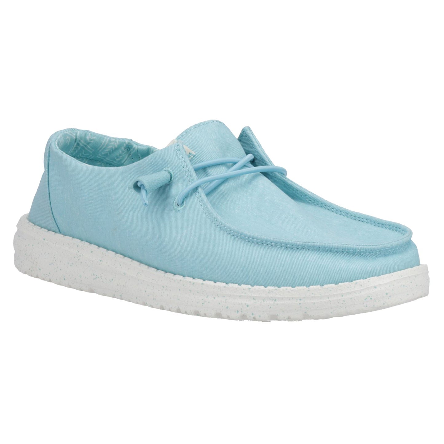 HEYDUDE Women's Wendy Canvas Shoe in Turquoise
