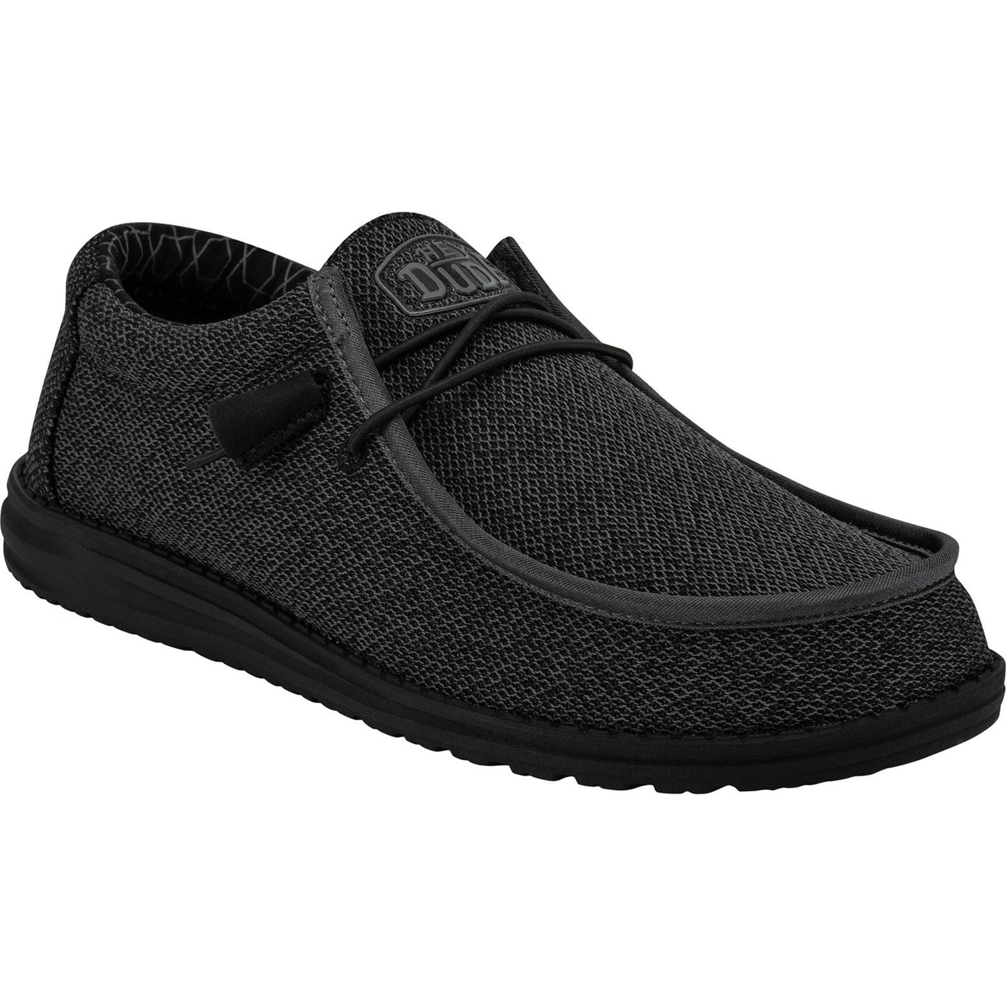 HEYDUDE Men's Wally Sox Shoe in Micro Total Black