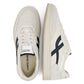 Pompeii Elan Leather Men's Ecru/Navy Trainers