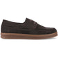 Hush Puppies Madden Boat Shoe Leather Men's Chocolate Boat Shoes