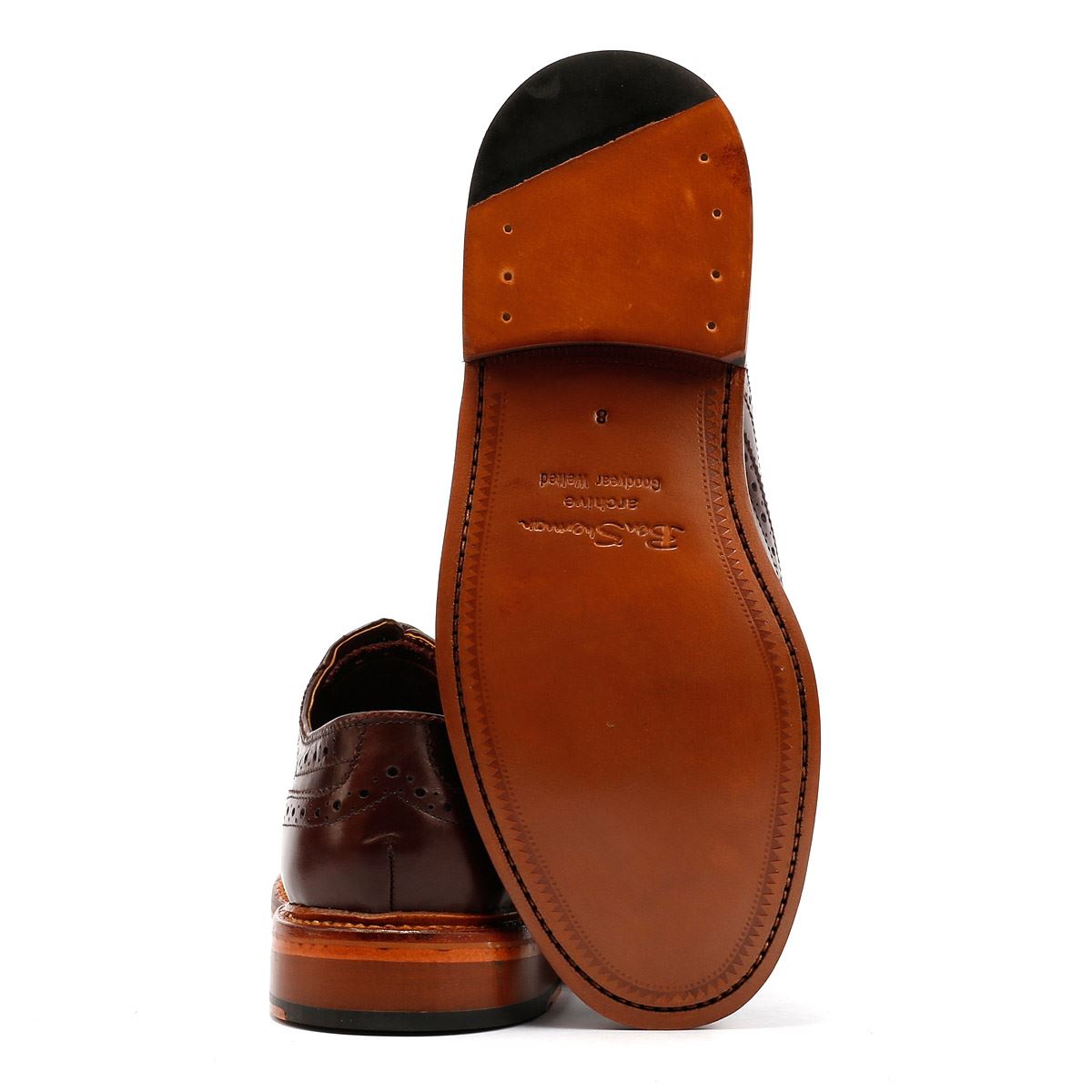 Ben Sherman - BS11311 MENS SUGARMAN BROGUE MOCHA